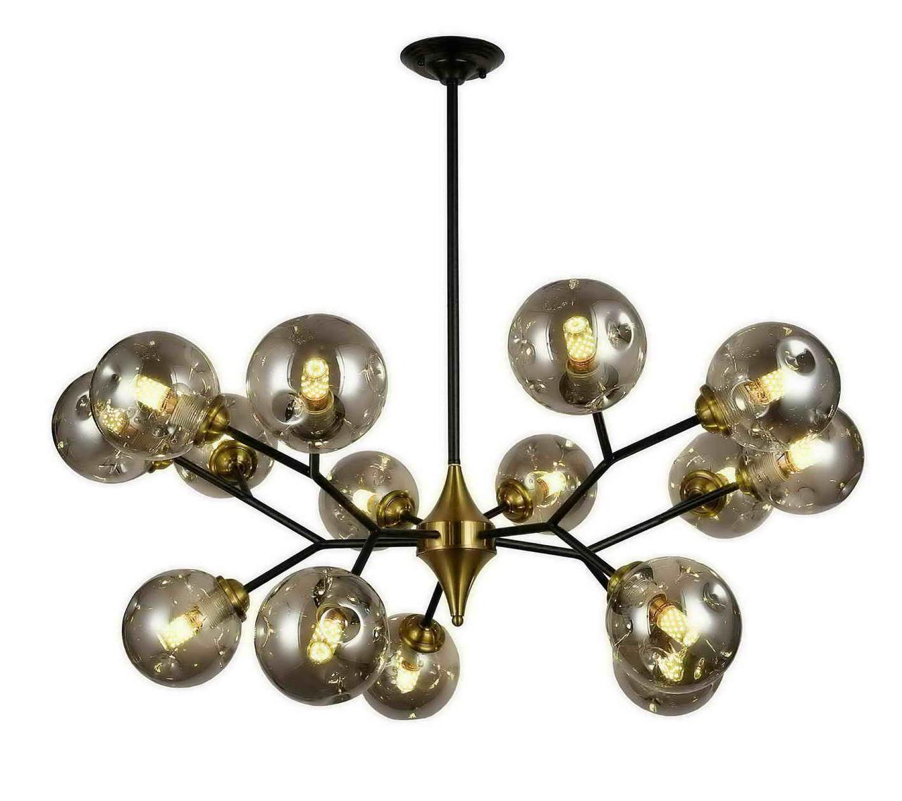 

Люстра лофт молекула Levistella 756PR0030-15 BK+BK