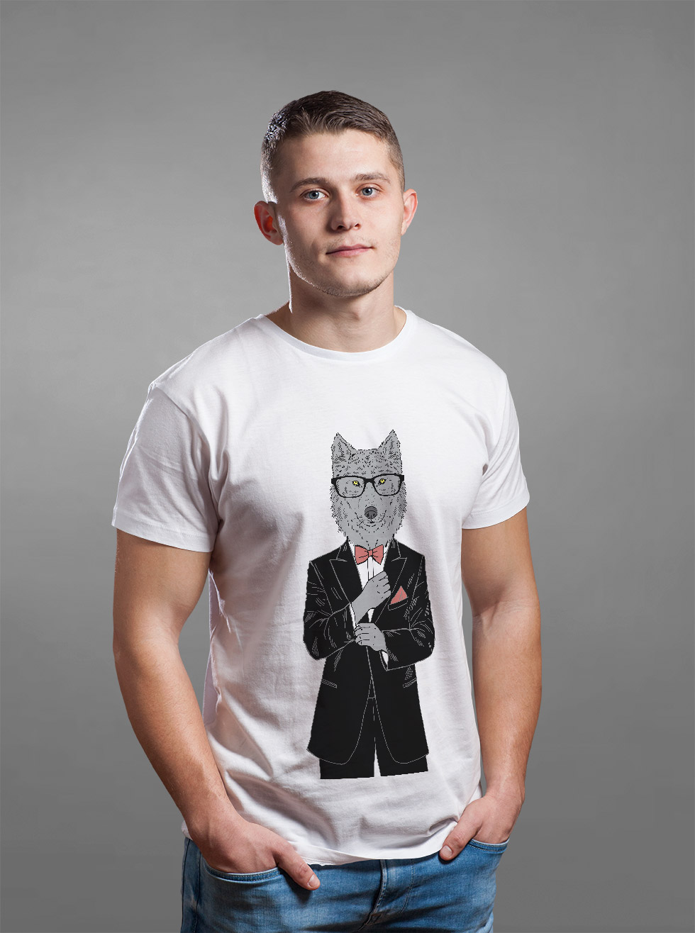 

Футболка с красочным принтом OWEAR faforest7WH XXL Белый