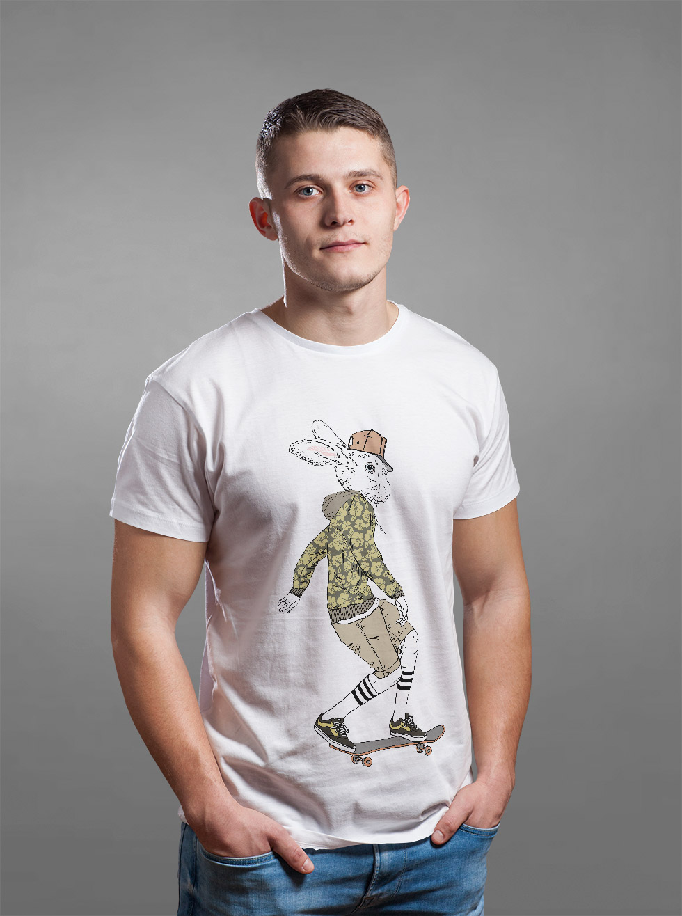 

Футболка с красочным принтом OWEAR faforest5WH  Белый, Футболка с красочным принтом OWEAR faforest5WH L Белый