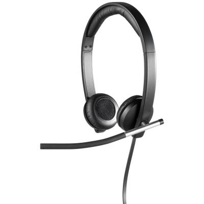 

Наушники гарнитура накладные Logitech H650e Stereo Black (981-000519)