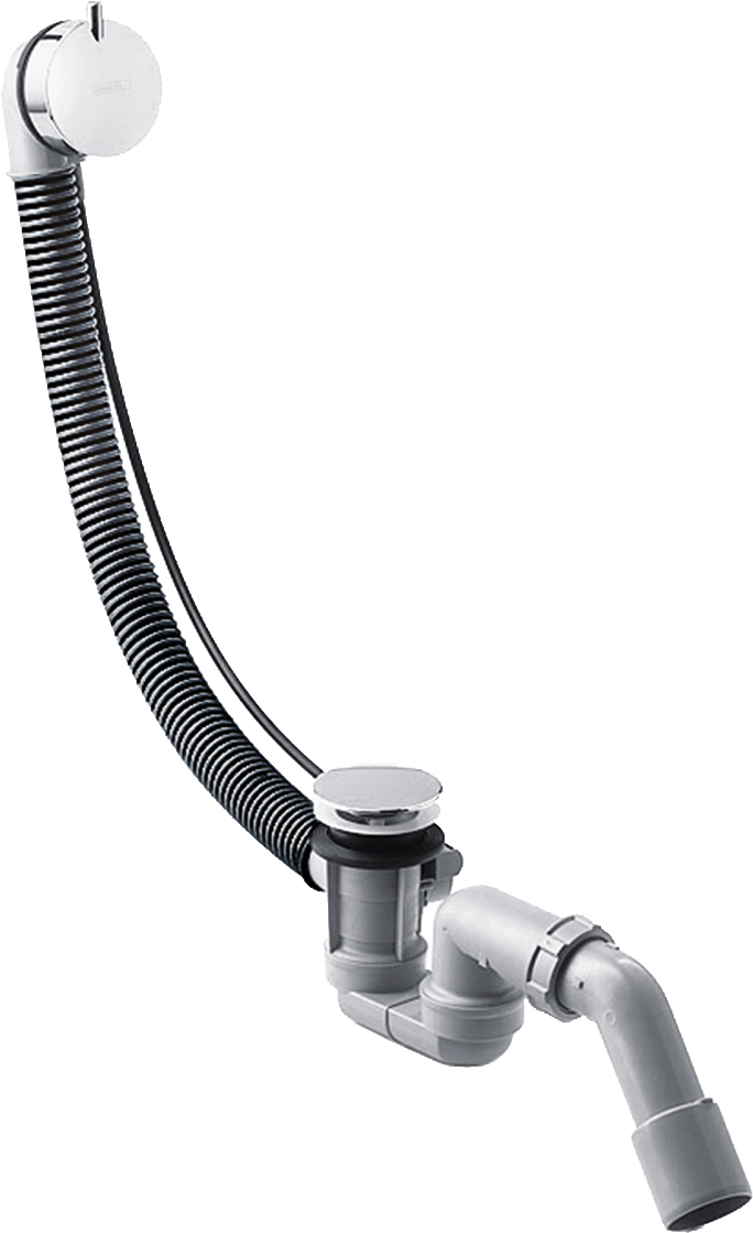 

Сифон для ванны HANSGROHE Flexaplus трубный 50x40/50 мм с переливом (58150000)