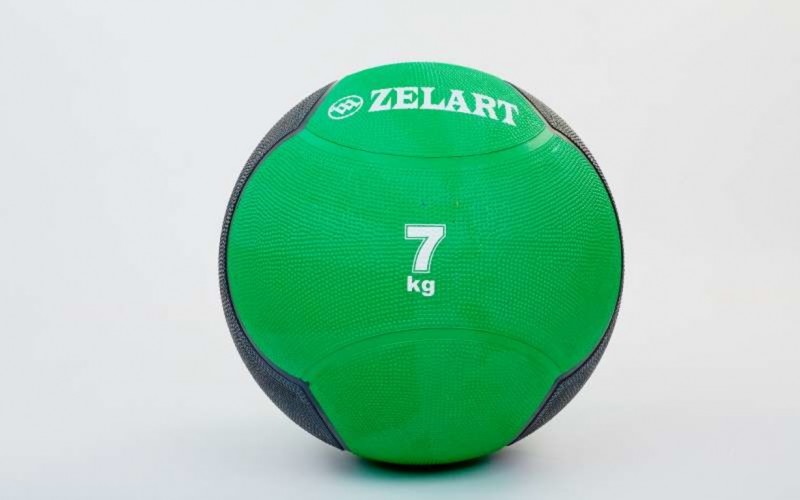 

Мяч медицинский медбол Zelart Medicine Ball FI-5121-7 7кг Green (PS01135)