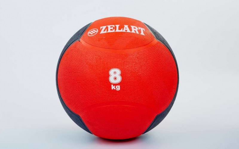 

Мяч медицинский медбол Zelart Medicine Ball FI-5121-8 8кг Red (PS01136)