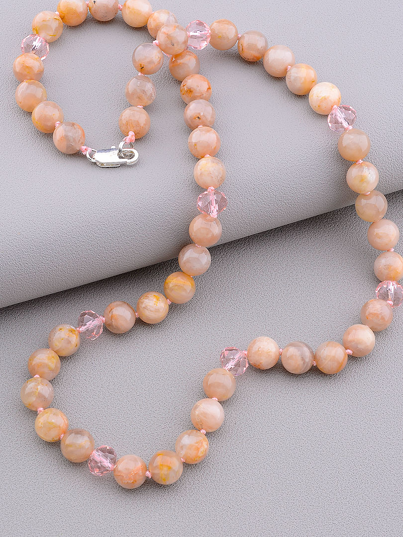 

Бусы из солнечного камня Sunstones 50 см. 081447