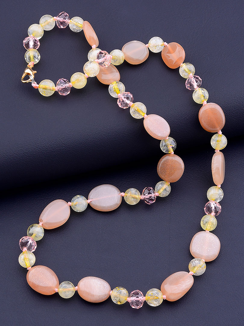 

Бусы из солнечного камня Sunstones 50 см. 081514