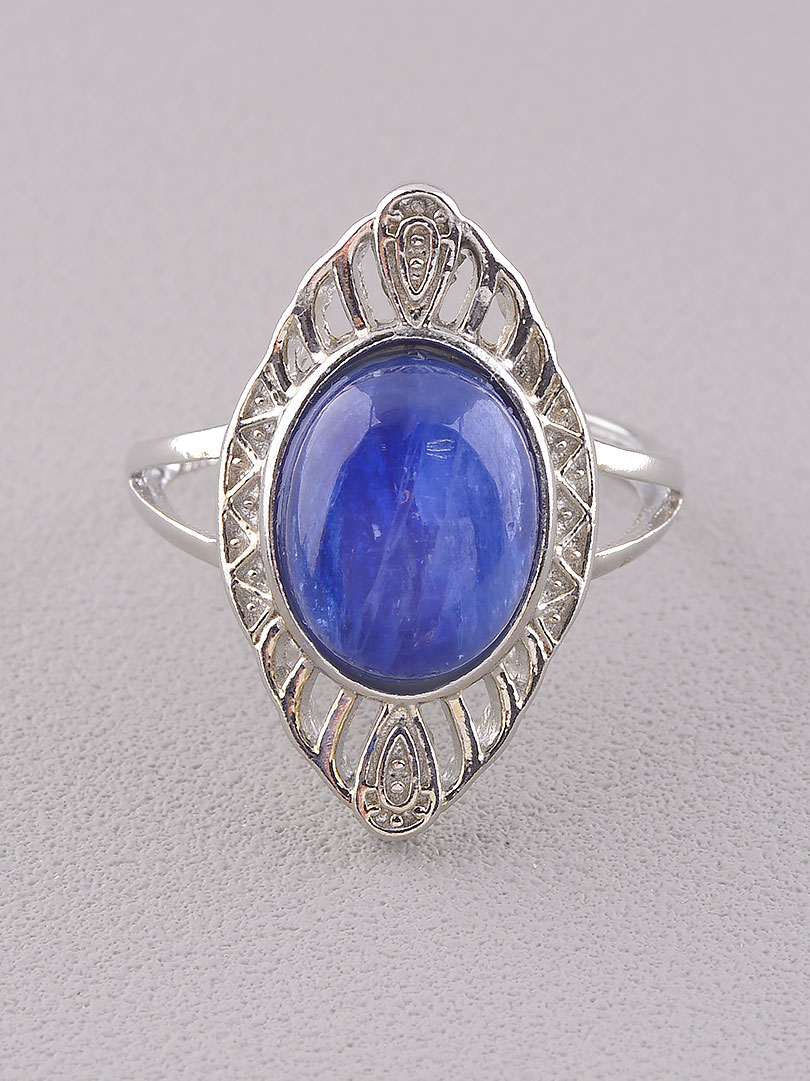 

Кольцо с Кианитом безразмерное Sunstones 4 г. 077658-999