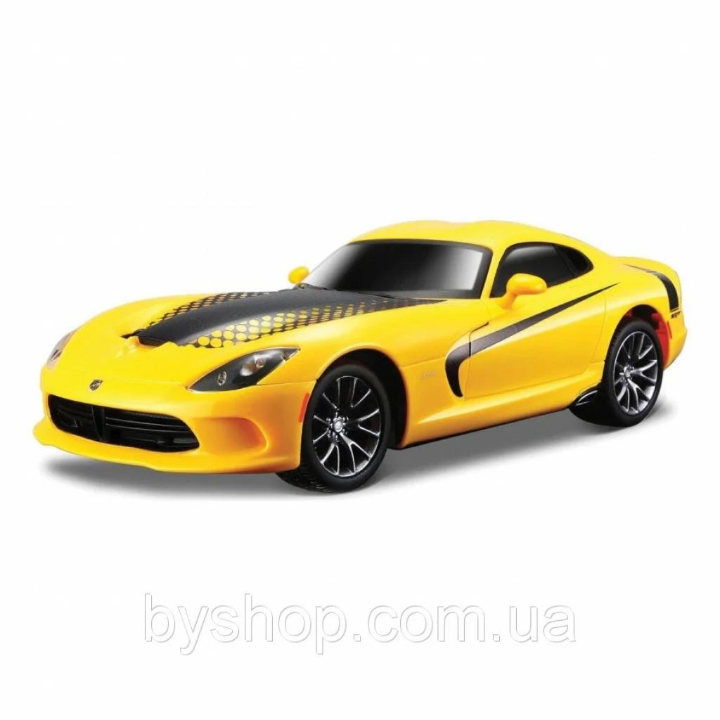 

Машина Maisto 2013 SRT Viper GTS желтый. Свет и звук (1:24) (81222 yellow)