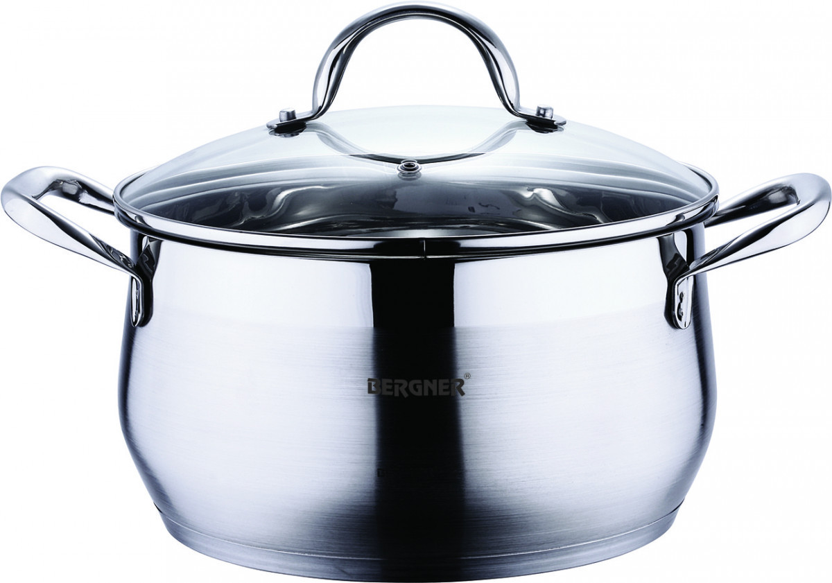 

Кастрюля с крышкой на 4,5 л Bergner BG-6530