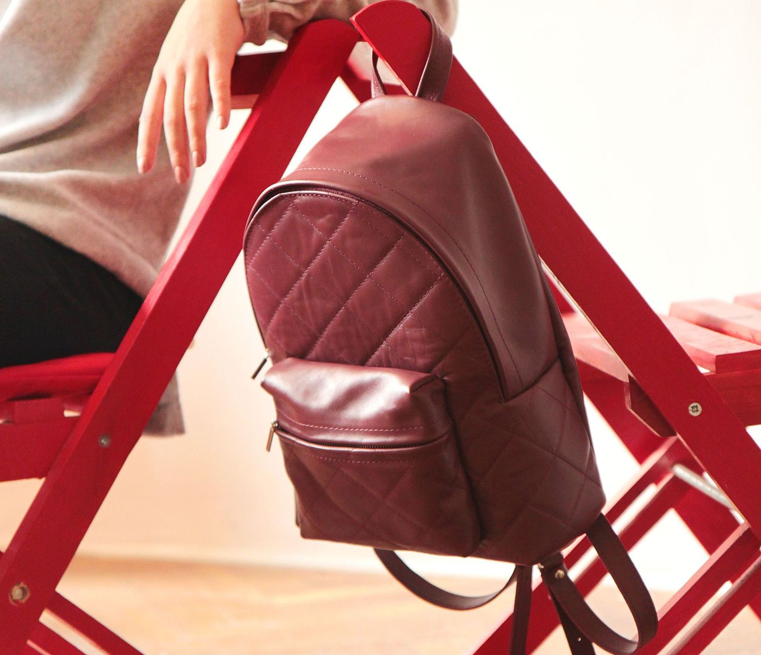 

Рюкзак Bagster из натуральной кожи ручной работы