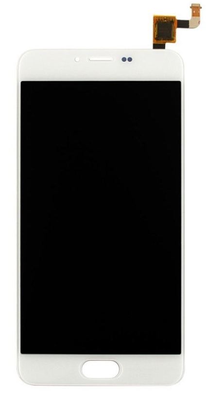 

Дисплей Meizu M5 белый (LCD экран, тачскрин, стекло в сборе) High Copy