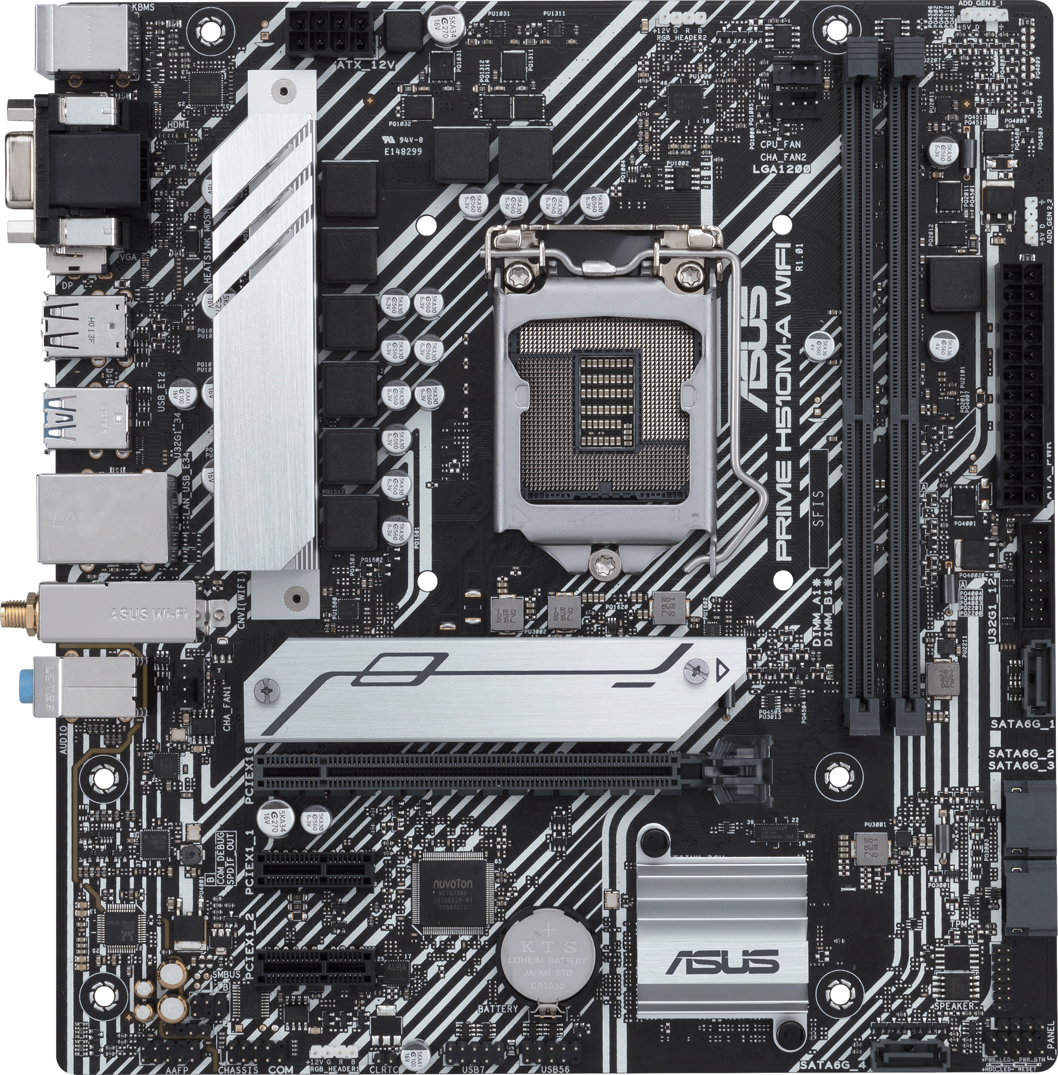 

Материнская плата Asus Prime H510M-A Wi-Fi (s1200, Intel H510, PCI-Ex16)