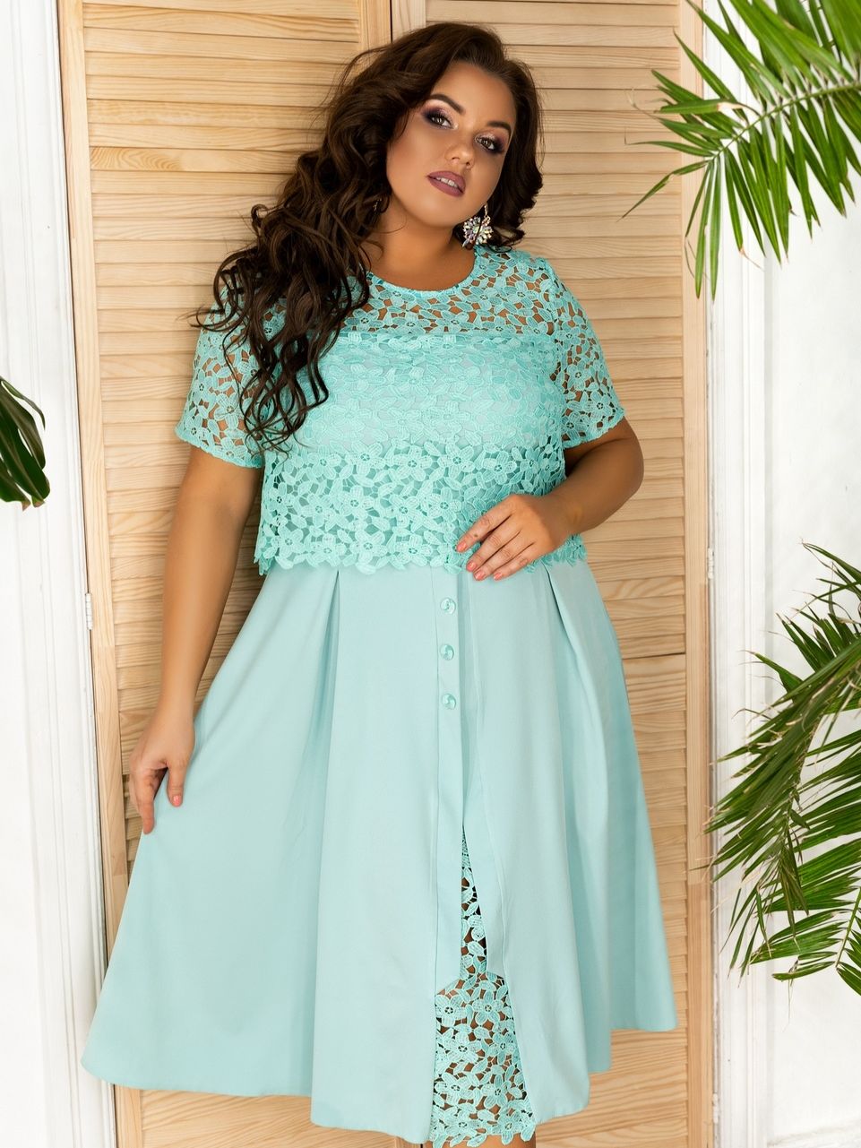 

Платье New Fashion 135 52 Мятное