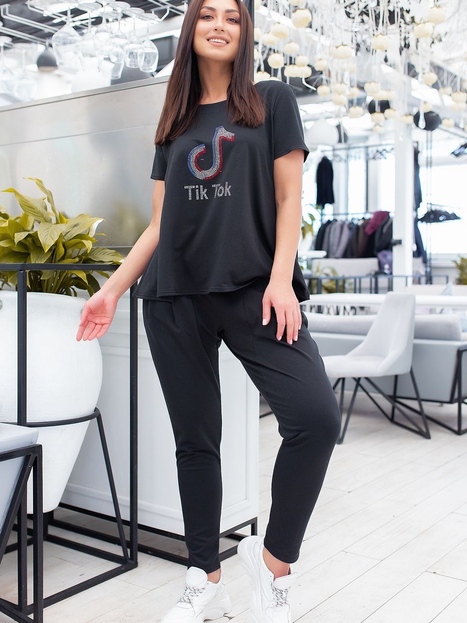 

Костюм Vojelavis 118 46 Черный принт TikTok