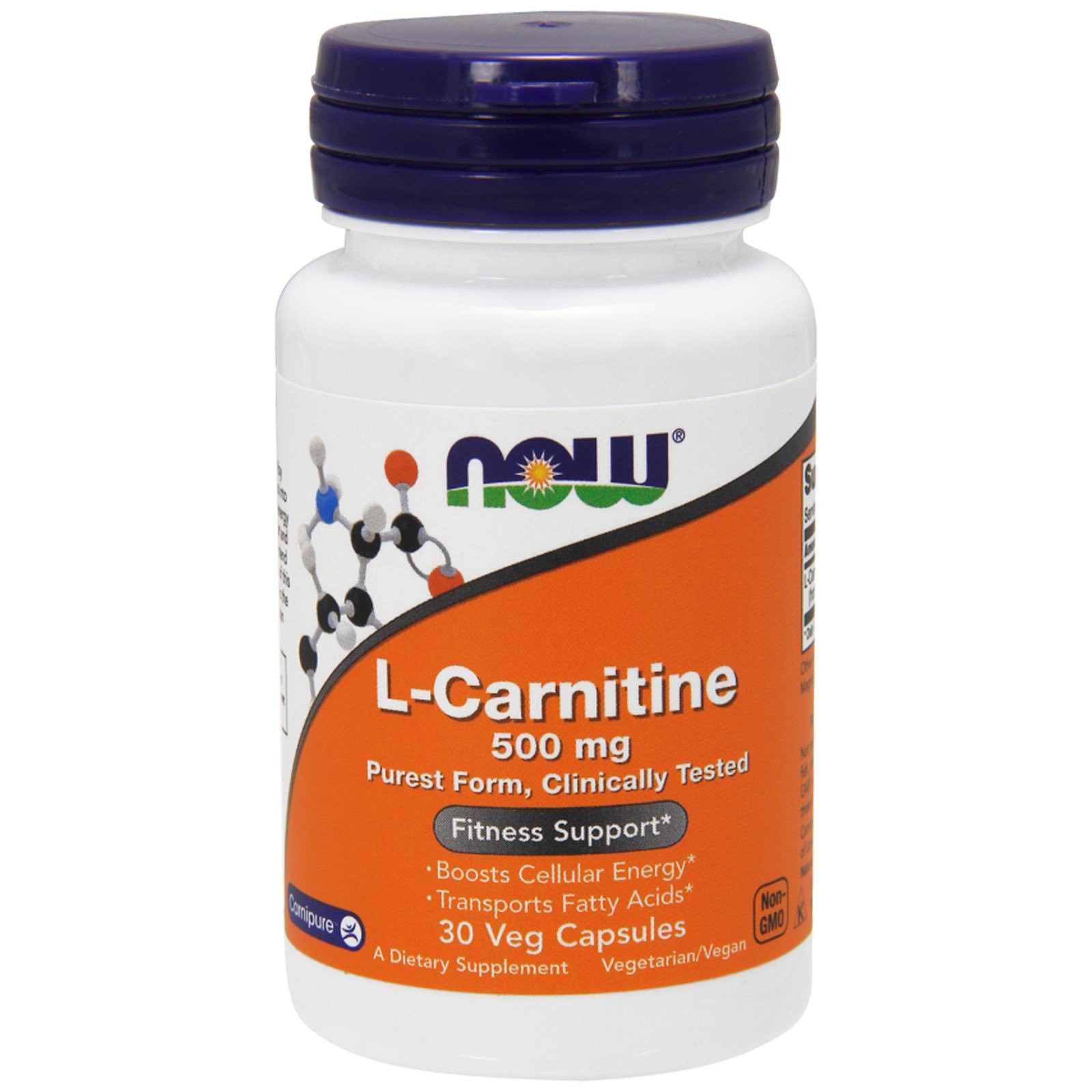 

Л-карнитин NOW L-Carnitine 500 мг (30 капсул) (334176)