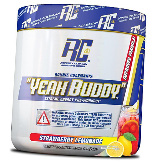 

Предтренировочный комплекс Ronnie Coleman Yeah Buddy 30 порц. 240 грамм Клубника (334692-3)