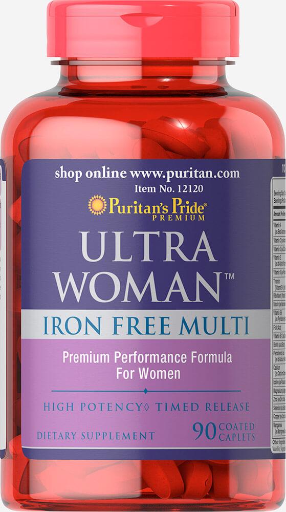 

Витамины и минералы Puritan's Pride Ultra Woman Daily Multi Iron Free Timed Release (90 капс) (334129)