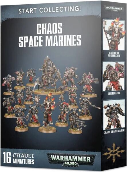 

Настольная игра Games Workshop Start Collecting! Chaos Space Marines Warhammer 40000