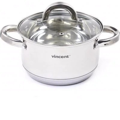 

Кастрюля Vincent 6,1л d24 см нержавейка (3167-24 VC)