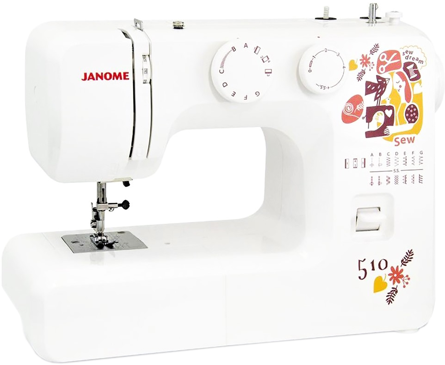 Акція на Швейная машина JANOME Sew Dream 510 від Rozetka UA