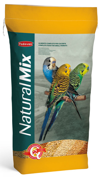 

Корм для волнистых попугайчиков PADOVAN NaturalMix cocorite 20 кг