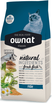 

Корм сухой для котов Ownat Fish гипоаллергенный Рыба - 4 кг