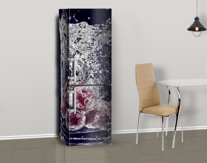 

Защитная пленка магнит на холодильник, Еда, напитки 200x60см. Лицевая часть (с защитной ламинацией)