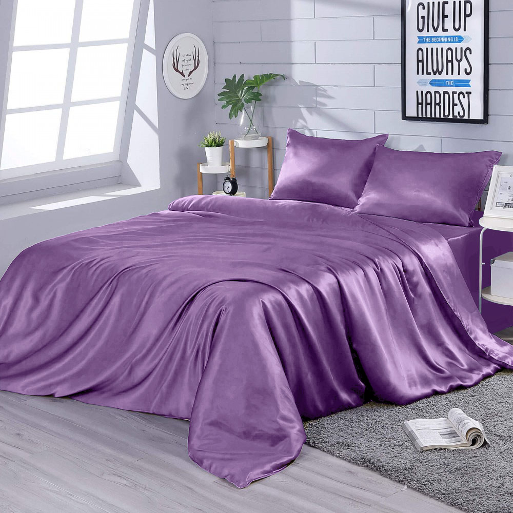 

Комплект постельного белья Zastelli Искусственный шелк Light Lilac 145x210 см