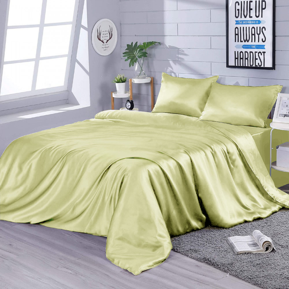 

Комплект постельного белья Zastelli Искусственный шелк Ivory 175x210 см