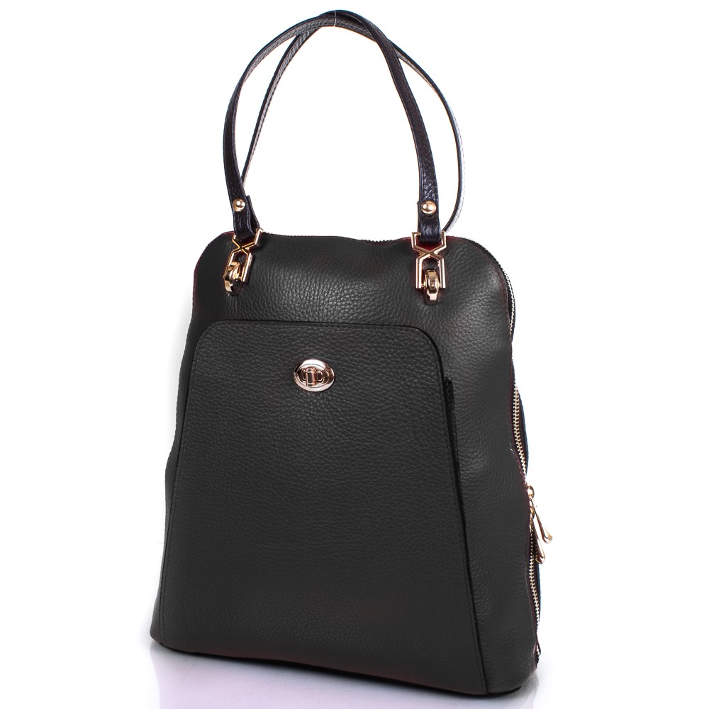 

Сумка Desisan 3132-01black кожаная Черный