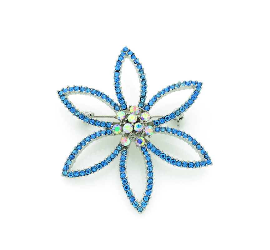 

Брошь родированная с хрусталем Honey Fashion Accessories 87040