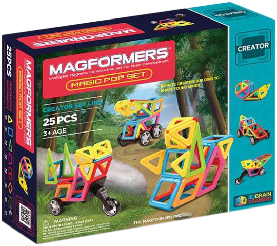 

Конструктор магнитный Magformers Магический взрыв 25 деталей (703005) (8809134368107)