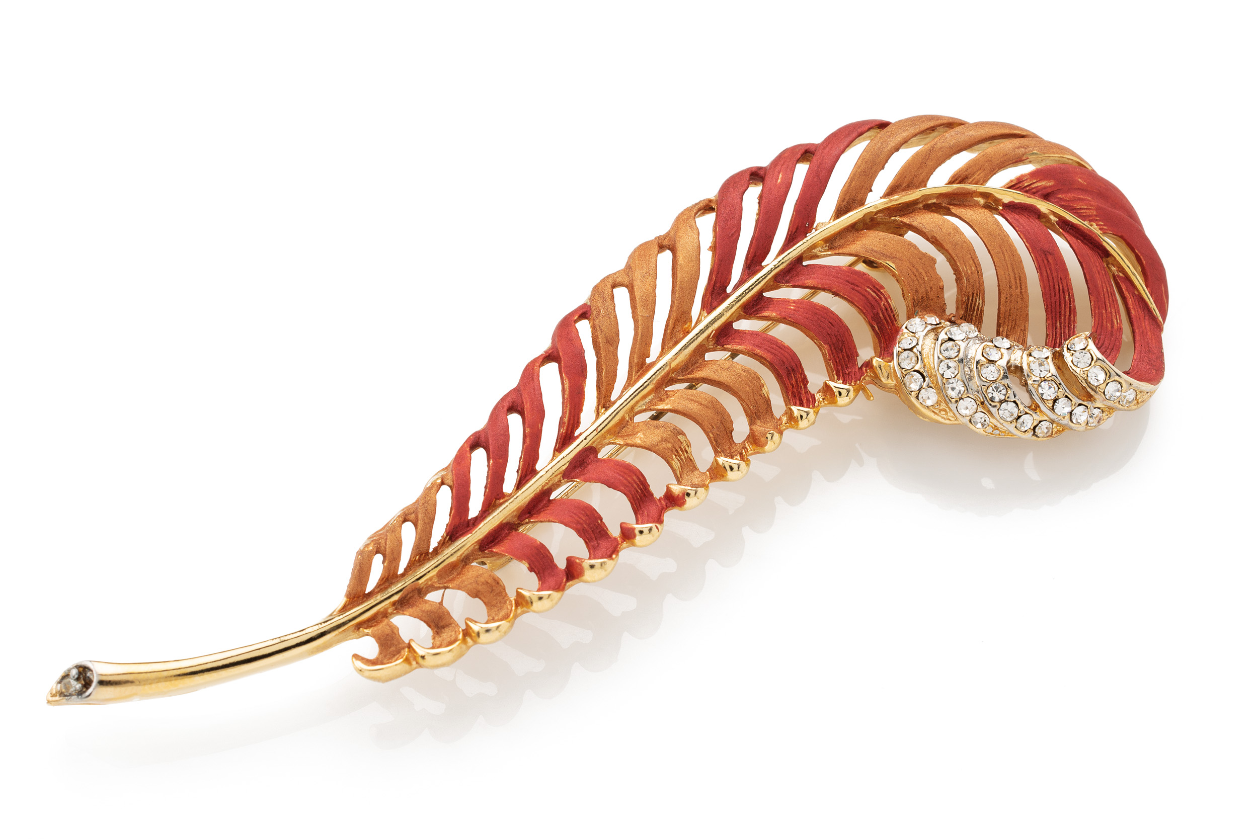 

Брошь позолоченная с хрусталем Honey Fashion Accessories 87047