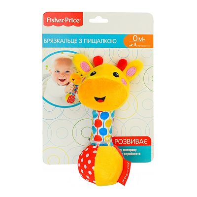 

Погремушка с пищалкой Fisher price Жираф (GH73149) (10-546927)