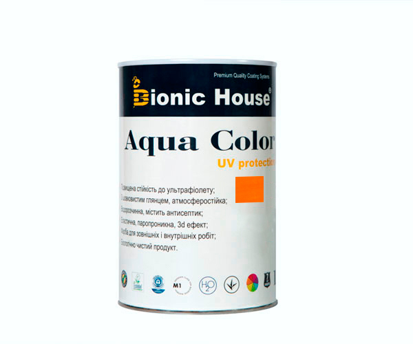 

Краска для дерева Bionic-House Aqua Color UV-protect 0,8л Пиния