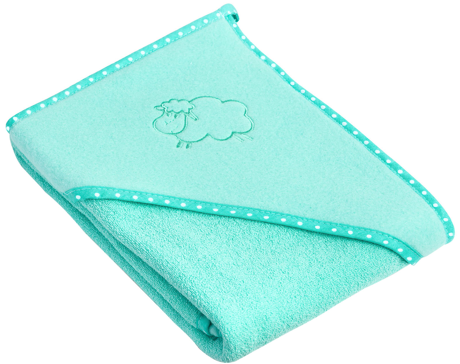 

Махровое полотенце Sensillo Sheep 80х80 Aqua