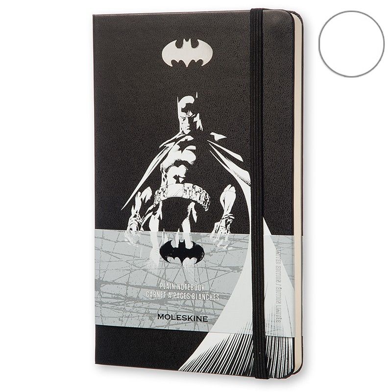 

Блокнот Moleskine Batman средний черный LEBA01QP062