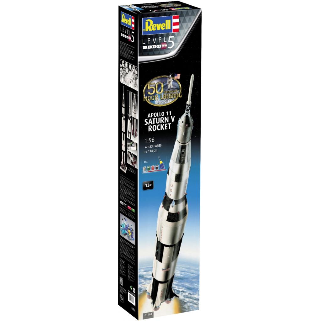 

Сборная модель Revell Ракета-носитель СатурнV миссии Аполлон 11 уровень 5, 1:96 (RVL-03704)