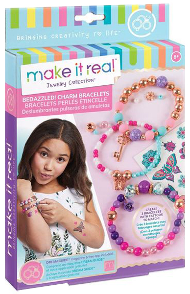 

Набор для создания шарм-браслетов Make it Real Цветочная фантазия (MR1202) (695929012021)