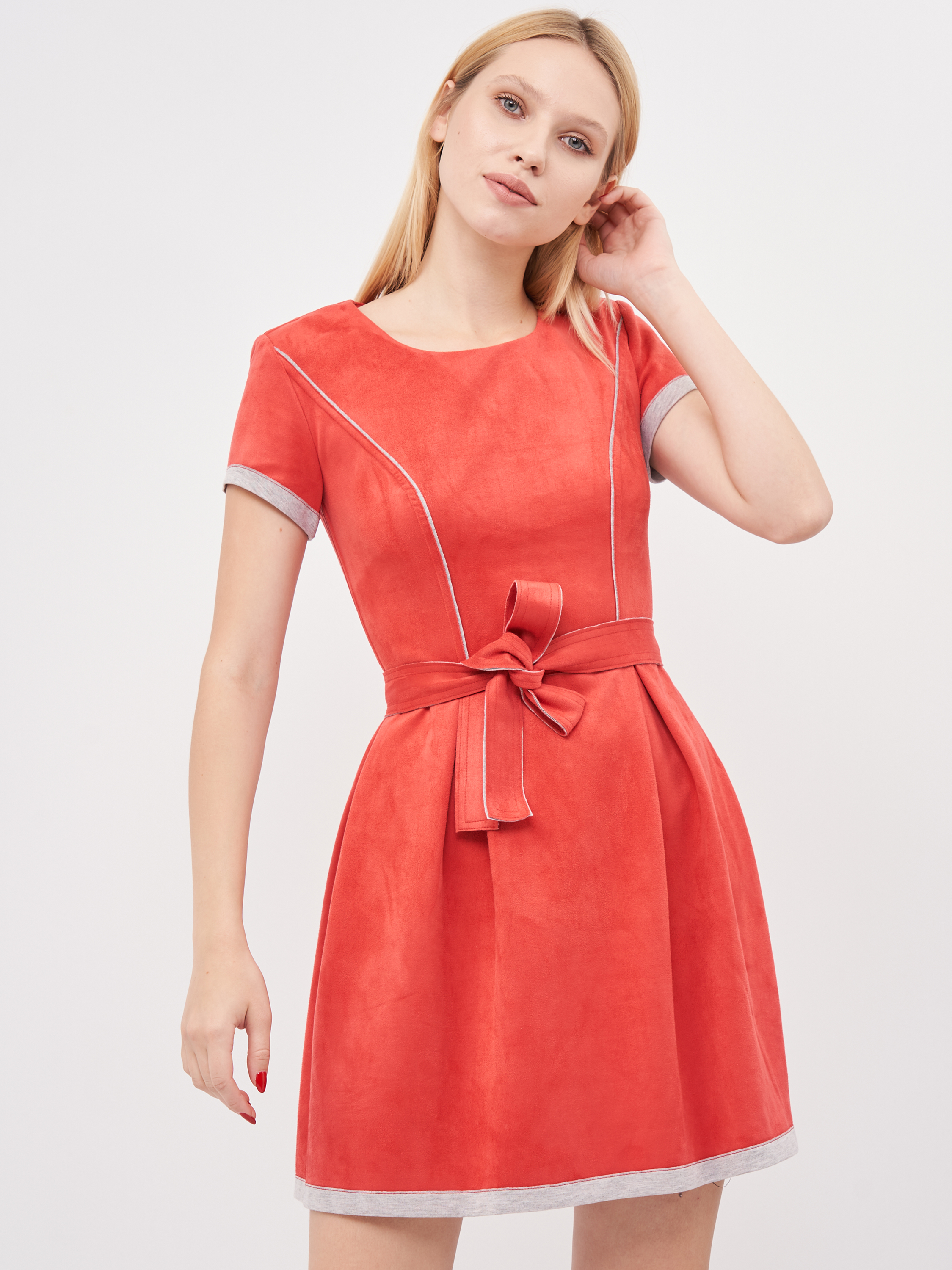 

Платье NikTan 928  Коралловое, Платье NikTan 928 44 Коралловое