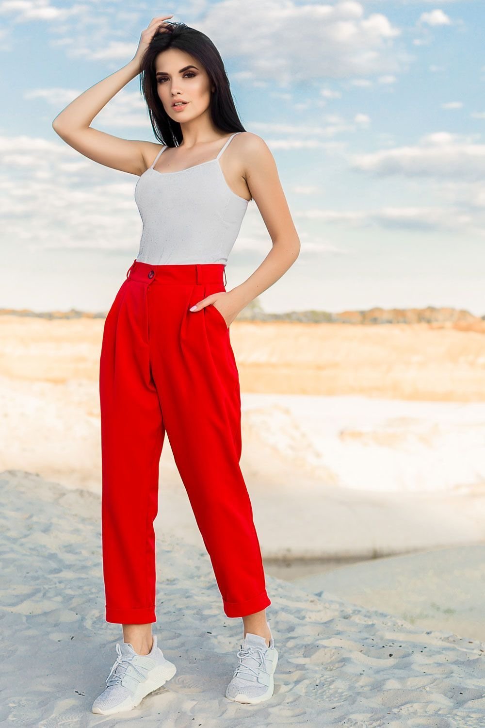 

Брюки Leo-Pride BP3107  красные, Брюки Leo-Pride BP3107 44 красные