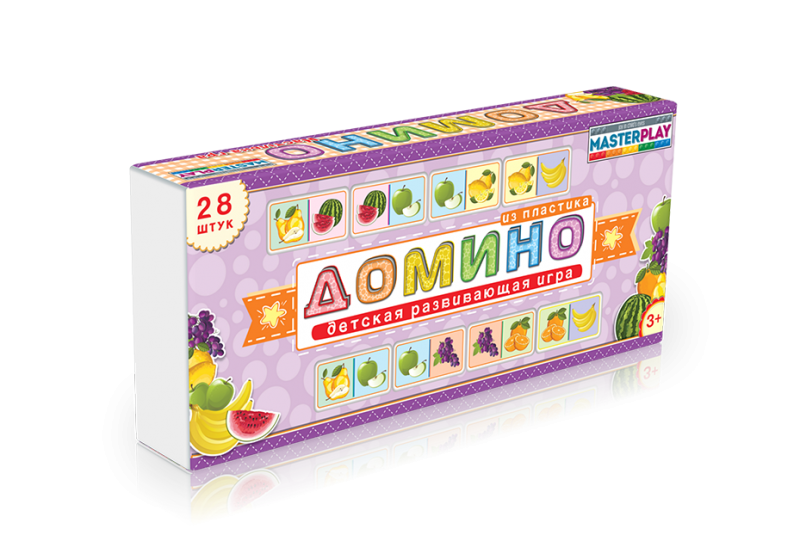 

Детская игра домино "Фрукты" Colorplast 1-092