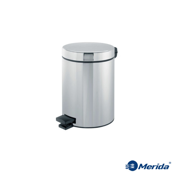 

Корзина для мусора Merida Brabantia нержавеющая сталь полированная 5 л