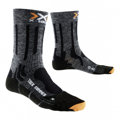 

Термоноски X-Socks Trekking Summer - Anthracite / Black, Термоноски X-Socks Trekking Summer 39-41 Anthracite / Black