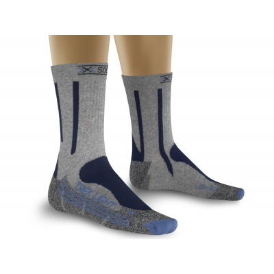 

Термоноски X-Socks Trekking Light Lady - Grey / Blue, Термоноски X-Socks Trekking Light Lady 35-36 Grey / Blue