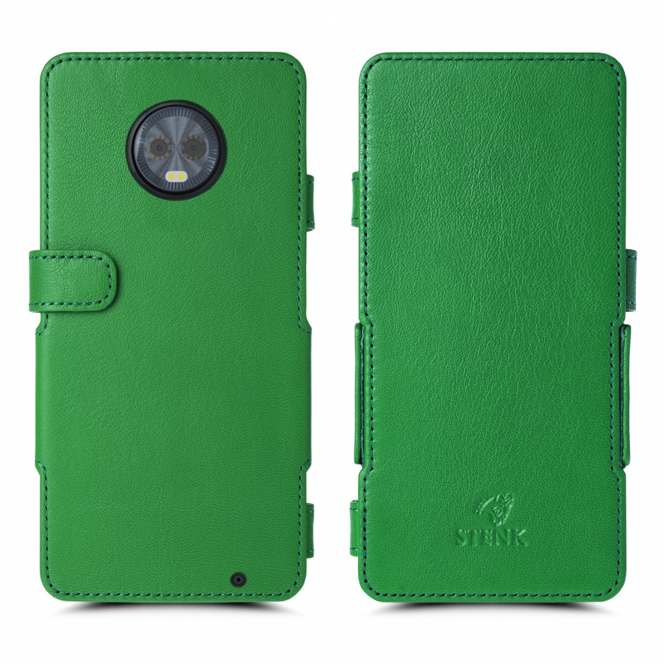

Чехол книжка Stenk Prime для Motorola Moto G6 Plus Зелёный