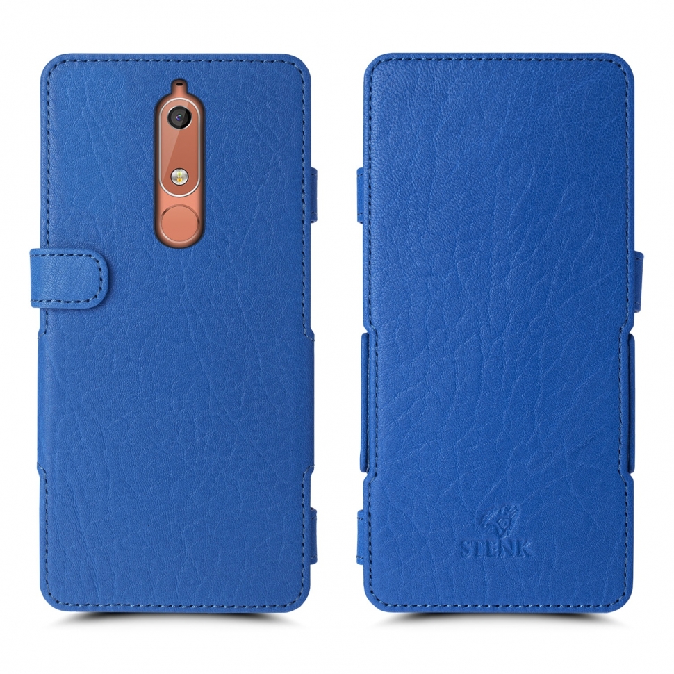 

Чехол книжка Stenk Prime для Nokia 5.1 Ярко-синий