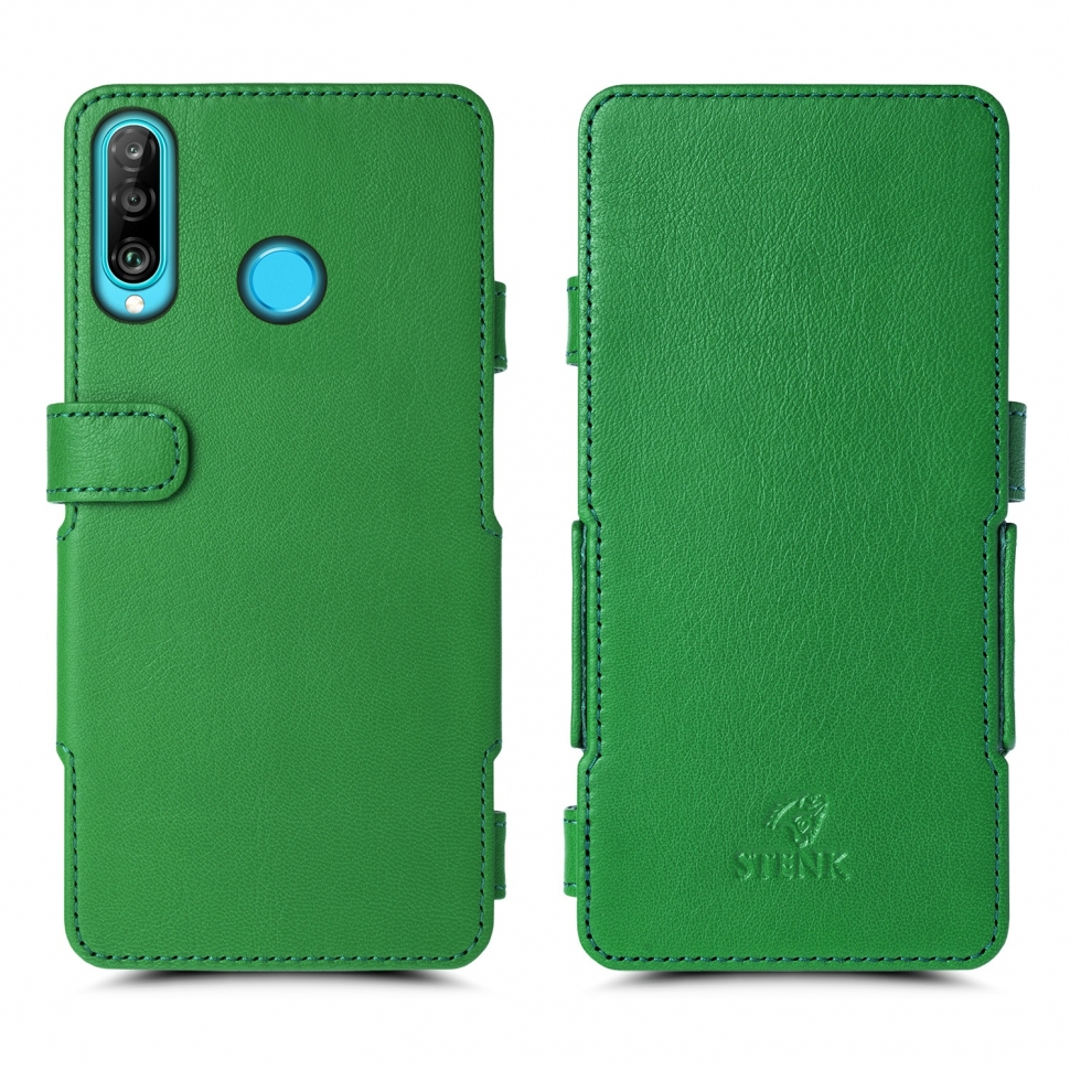 

Чехол книжка Stenk Prime для Huawei P30 Lite Зелёный