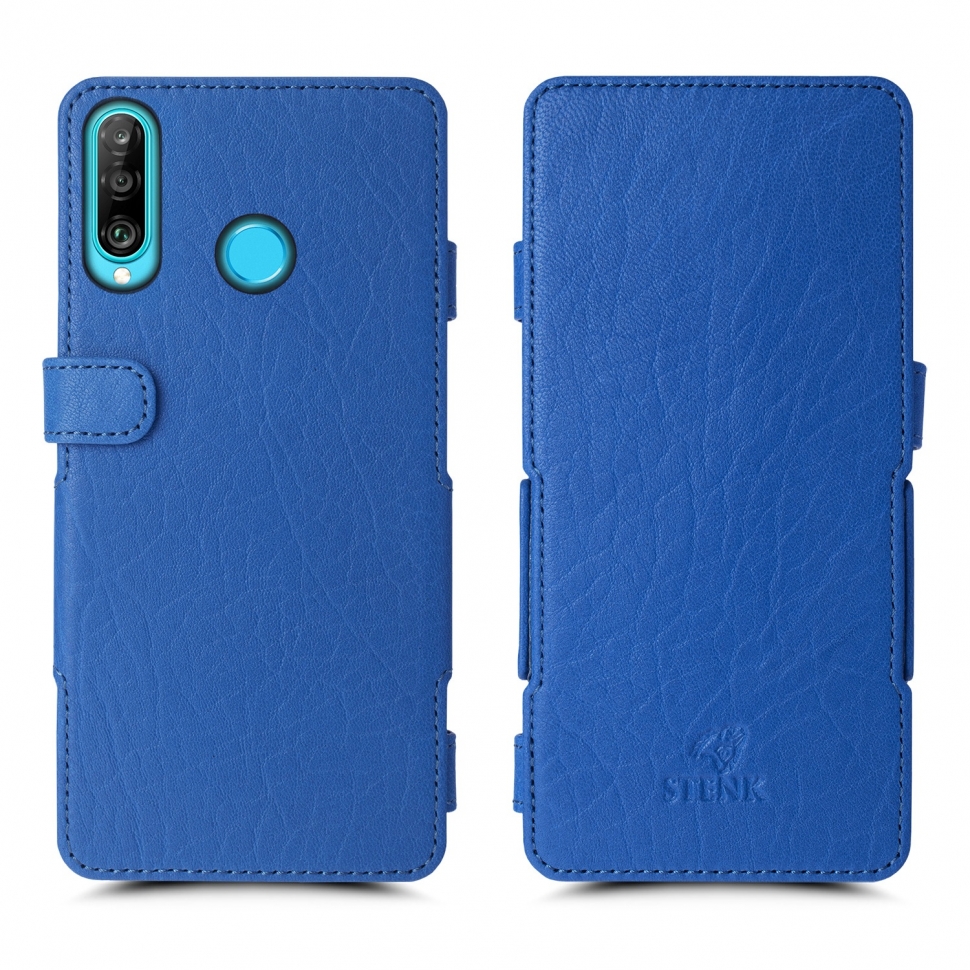 

Чехол книжка Stenk Prime для Huawei P30 Lite Ярко-синий