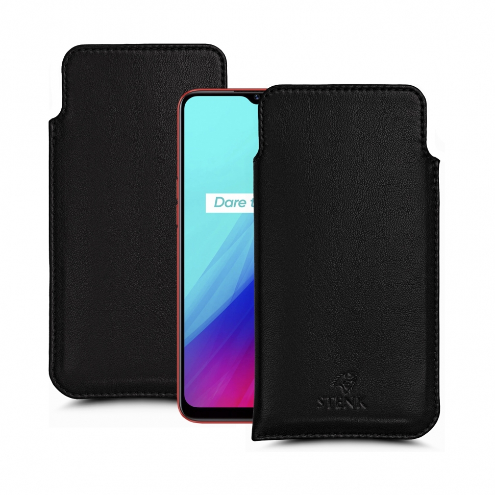 

Футляр Stenk Elegance для Realme C3 Чёрный