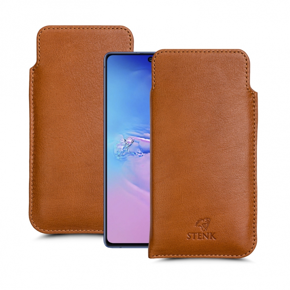 

Футляр Stenk Elegance для Samsung Galaxy S10 Lite Camel